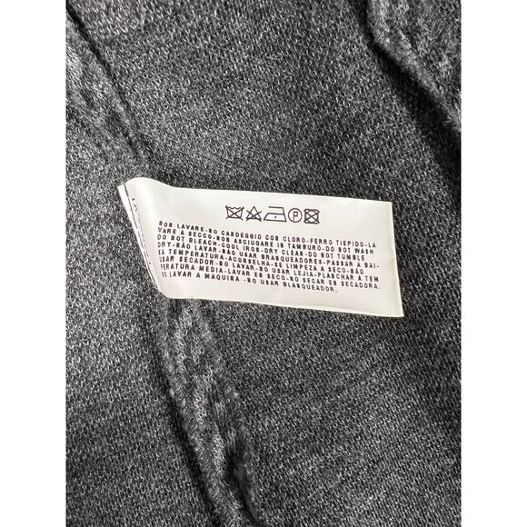 Vintage Armani Collezioni Small Jacket Black Herringbone Blazer Made in Italy - Picture 11 of 12